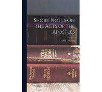 Short Notes On The Acts Of The Apostles