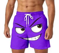 Short Nylon Homme Vintage Shorts Boardshort Surf Vintage Collant Sechage Baroudeur Handball Cuisse Decontracte Carreaux Thermique Hippie Brique Jeune Ananas Palmier Ouvert Moche
