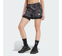 Adidas Own The Run Spray Dye 2in1 Shorts Gris S Femme