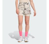 Short adidas 2 en 1 Spray Dye Own The Run beige femme - XS