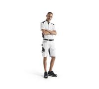 Short peintre +stretch Blanc/Gris foncé 109413301098 - Blaklader