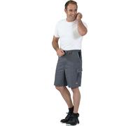 Short Planam Canvas 320 taille XL gris / noir 65 % polyester / 35 % coton - 2173