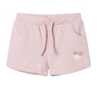 Short Pour Enfants Avec Cordon De Serrage Rose Clair Mélangé 128