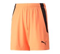 PUMA Mixte enfant Teamliga Jr Shorts, Noir Fluo Citron, 128 EU