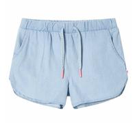 Short pour Enfants Vêtement Cordon de Serrage Poche Tout-petits Bleu Denim 128 v