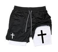 Short pour homme I All Things Through Christ Who Strengthens Track Short I All Things Through Christ 2, blanc, M