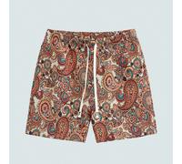 Short pour homme, streetwear décontracté classique à fleurs, élastique, plage et vacances, printemps-été, vert L,M,S,XL,XXLCoutume populaireTissu tricoté