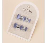 Short pour œil de chat bleu 30 pièces pour usage quotidien Short pour (F) | Effet œil de chat bleu, brillance luxueuse, 30 pièces par lot, longueur courte, qualité faite à la main