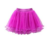 Short Printemps Enfants Jupe Cadeau Fille Jupe en Maille Clous Perles Enfants Jupe Pengpeng Jupe Quatre Saisons Fille Médiévale, lilas, 5-6 ans