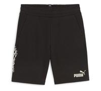 Short - Puma - Ess+ Mid 90s - Noir - 68% Coton - Taille élastique 8 ans