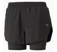 Short PUMA Femme 523181 01 Ess 4 " Running Noir Bermuda 2 IN 1 Run