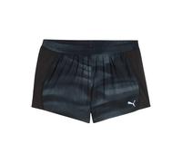 Short Puma Run Velocity All-Over Print 3" Noir Femme, Taille XS.