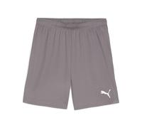 Puma short teamGOAL en maille unisexe adultes Cast Iron-Puma White 705752