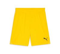 Puma Short teamGOAL – en maille unisexe adulte – Faster Yellow/Puma Black – 705752