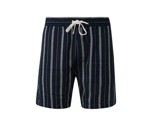 Short rayÃ© QS Bleu L