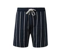 Short rayÃ© QS Bleu M