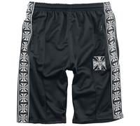 Short Rockabilly de West Coast Choppers - Short De Jogging - S à 4XL - pour Homme - noir XL