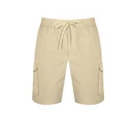 SHORT S URBANEX-CARGO1 BOSS EN POPELINE À SÉCHAGE RAPIDE BEIGE M