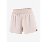 Short Salomon SHKout Easy 4" blanc rosé femme - XL