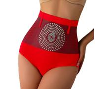 Short Sculptant Thermogénique Brûle Les Graisses, s'adapte Aux Courbes du Corps, Offre Soutien Et Mise en Forme for Les Vêtements De Sport Ou Un Usage Quotidien.(Red,XL)