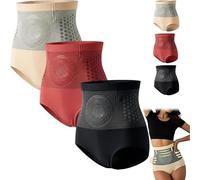 Short Sculptant Thermogénique Brûleur De Graisse Pauraju, 4 en 1 Pauraju Short Gainant, Gainant Ventre Plat Taille Haute pour Femme (3PC, XL)