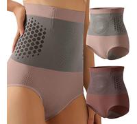 Short Sculptant Thermogénique Pauraju BrûLe-Graisses, Short Taille Haute pour Un Ventre Plat Short Sculptant pour Modelant Et Restaurant Les Fibres Short Gainant Respirant Ete Femme (01 Khaki, L)