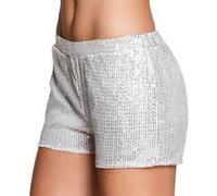 short sequin argenté adulte - boland 01871 Gris