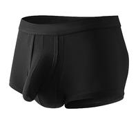 Short Sexy Homme Érotique Hot, Slip Homme Velo sans Couture Taille Haute Caleçon Trompes D'éléphant Décontracté Respirantete Confortable Tendance avec Poche Bombée en U sous-Vêtements