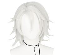 Short Silver White Daily Party Cosplay Perruque Pour Uzui Tengen Anime Cosplay Perruque