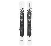 Short Skis for Snow | 99 cm | Skiblades Snowblades Skiboards Little Short Skis | Snowfeet* (White | Profi Ski BINDINGS)