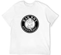 Short Sleeve Sweatshirt Bad Boy Records Hip Hop Puffy Cotton Pullover Shirt, Tee Manches Courtes(Large)