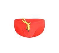 Short slim respirant pour homme - Maillot de bain une pièce, Orange, S