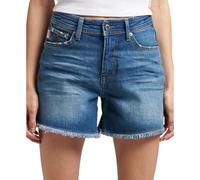 Superdry Vintage Mid Rise Slim Shorts Bleu 26 Femme