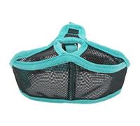 Short Snout Dog Muzzle | Adjustable Mesh Discourage Biting Muzzle for Bulldogs/Pugs/French Bulldogs | Breathable Comfort Fit Design for Small & Medium Dogs (S)