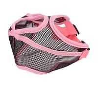 Short Snout Dog Muzzle for French Bulldog/Pug/Boston Terrier | Adjustable & Breathable Mesh Muzzle to Discourage Biting Chewing | Soft Comfort Fit for Flat Face Dogs (S)