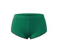 Short Sport Femme Couleur Unie pour Yoga Fitness Entraînement Course à Pied Minceur Abdomen Style Nuit Confortable Bottes de Sport Short Sportif Femme(Green, M)