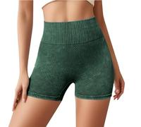 Short Sport Femme Taille Haute, Leggings Contrôle du Ventre,Pantalon Yoga Push Up Respirant Confortable Base Slim Fit Jegging d'entraînement Exercice Fitness Jogging Extensible Collant