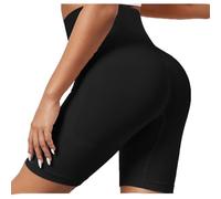 Short Sport Femme Ventre Plat Pantalon Cycliste D’ÉTé Doux Et Respirant Leggings à SéChage Rapide Hot Pant Taille Haute Legging Court Avec Poche Sportswear Pour Yoga Gym Jogging Fitness EntraîNement