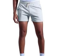 Short Sport Homme Coton Séchage Rapide Respirante Bermudas Sport Shorts Homme Extensible Taille Élastique avec Poches Couleur Pure Jogging Fitness Pantalon Court Survêtement Casual Fashion