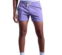 Short Sport Homme Coton Séchage Rapide Respirante Bermudas Sport Shorts Homme Extensible Taille Élastique avec Poches Couleur Pure Jogging Fitness Pantalon Court Survêtement Casual Fashion