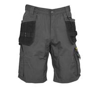 Short Stanley gris multi-poches noires 50