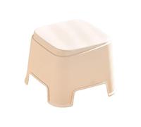 Short Stool - PP 23x21x18cm | Kitchen Bath Shower Stepping Stool with Stackable Lightweight Foot Rest and Compact Multifunction Design | for Bathrooms Bedrooms Living Rooms Entryways Children
