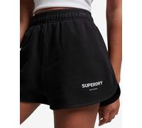 Short Superdry Core Sport noir blanc femme - XS