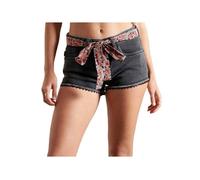 Short Superdry Femme Lace hot Noir Jean 26