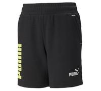 Short Sweat - PUMA - Power - Noir - Mixte - 68% Coton Recyclé 11-12 ans