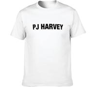 Short T-Shirt PJ Harvey Un White Manches Courtes(Large)