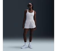 Short taille mi-haute en molleton 10 cm Nike Chill Terry pour femme Birch Heather/Light Orewood Brown XS (FR 34-36)