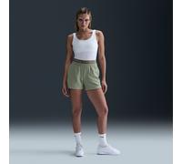 Short taille mi-haute Nike Chill Terry 10 cm pour femme Jade Horizon L (FR 46-48)