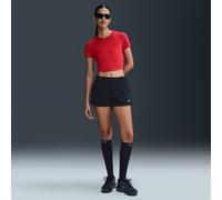 Short taille mi-haute Nike Phoenix Fleece 5 cm pour femme Noir/Sail L (FR 46-48)