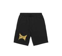 Tapout Perris Short pour Homme, Coupe Normale, Noir/doré, Taille L